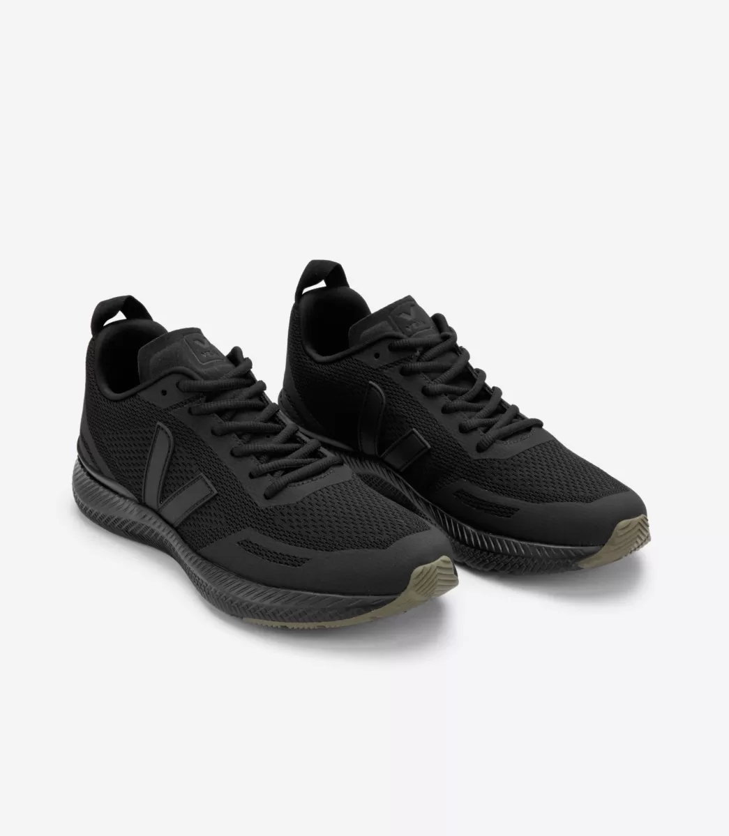 VEJA IMPALA ENGINEERED-MESH FULL BLACK KAKI< Adulto