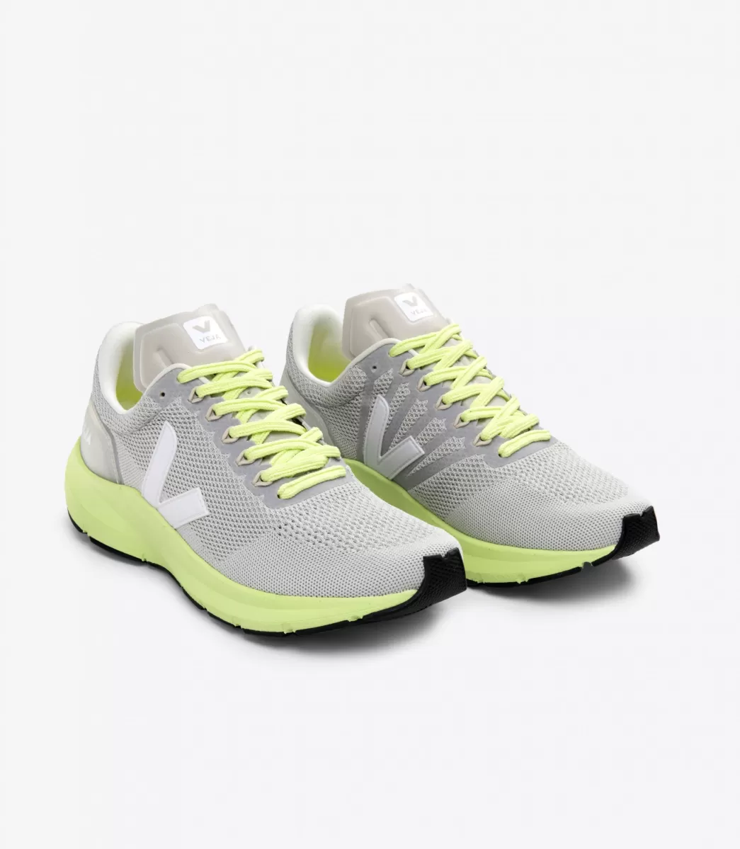 VEJA MARLIN V-KNIT CHALK WHITE<MULHER Road Running | Adulto