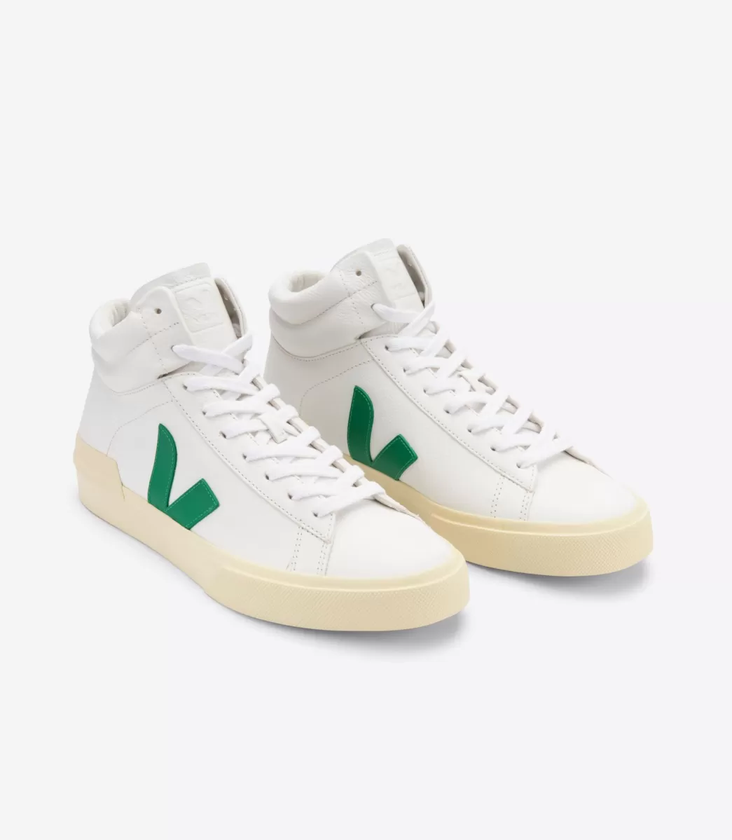 VEJA MINOTAUR LEATHER WHITE EMERAUDE BUTTER<MULHER Minotaur | Minotaur