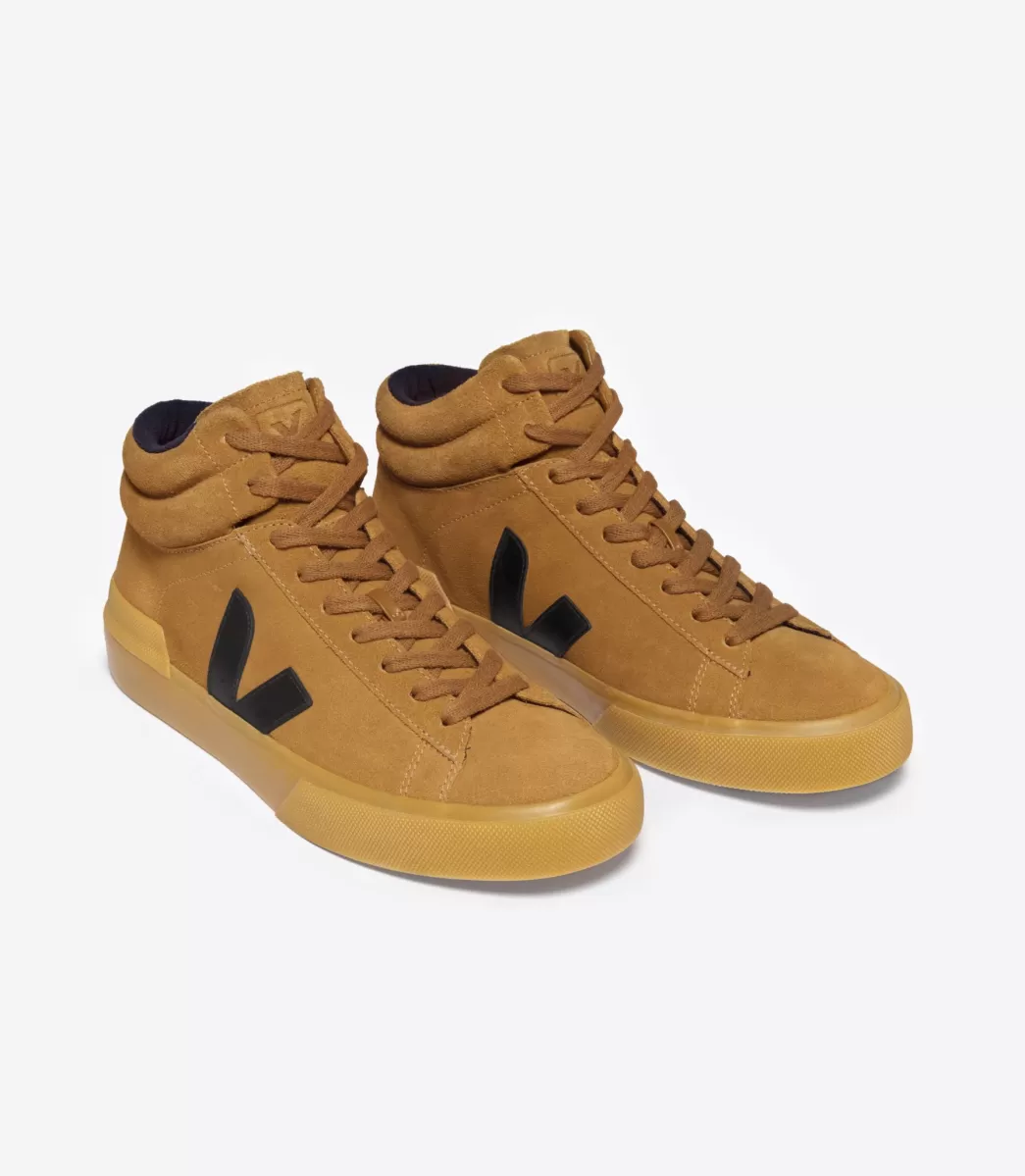 VEJA MINOTAUR SUEDE CAMEL BLACK<MULHER Minotaur | Minotaur