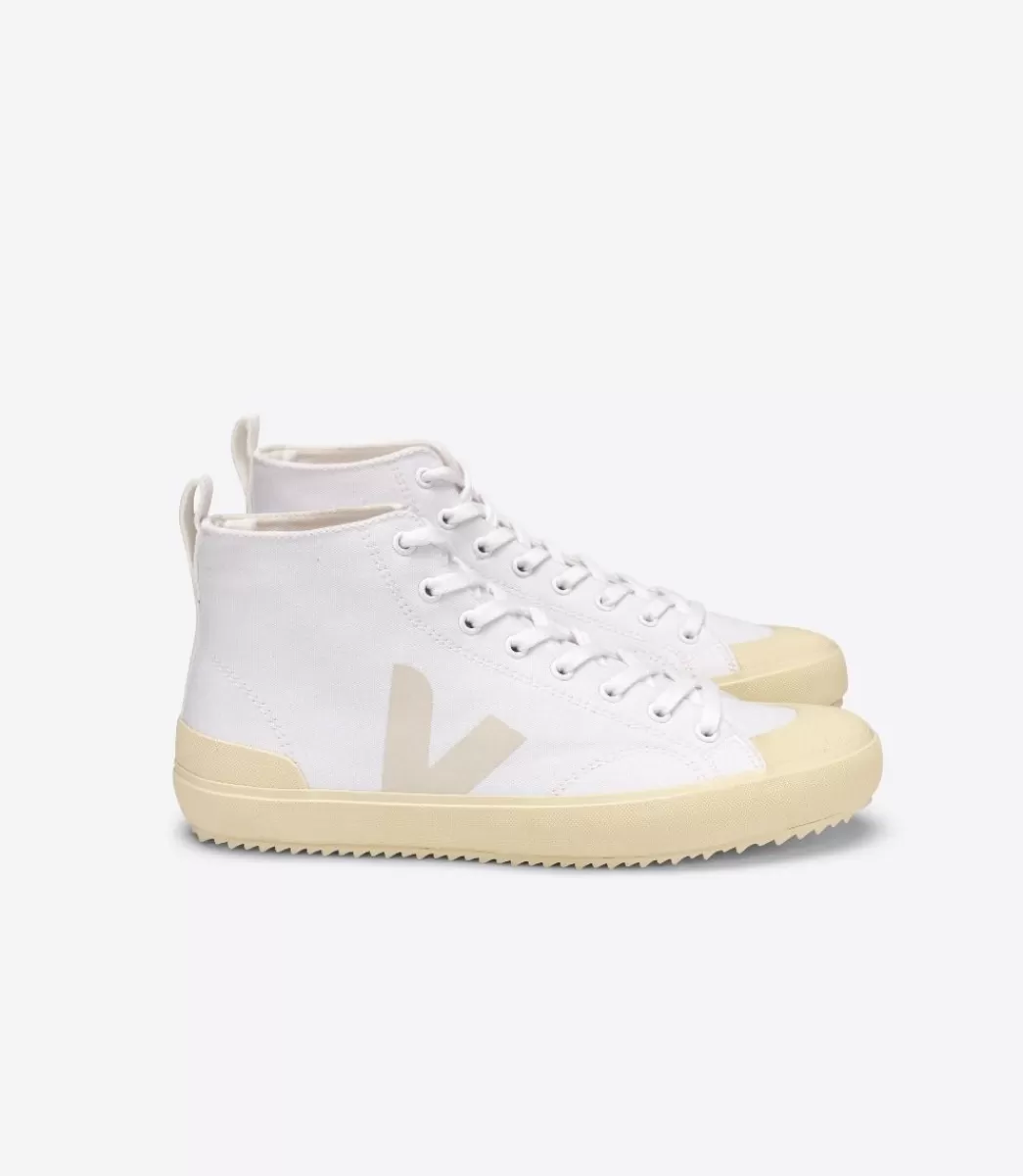 VEJA NOVA HT CANVAS WHITE BUTTER SOLE< Adulto