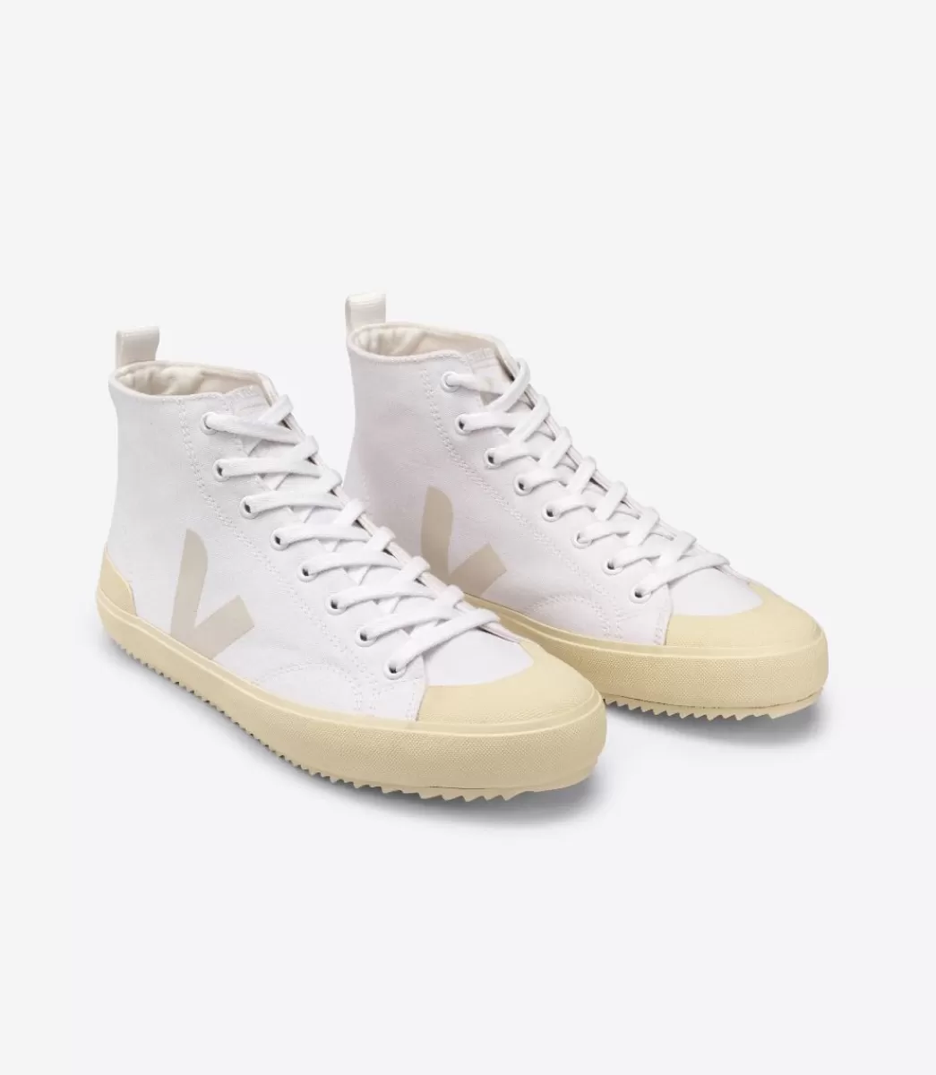 VEJA NOVA HT CANVAS WHITE BUTTER SOLE< Adulto