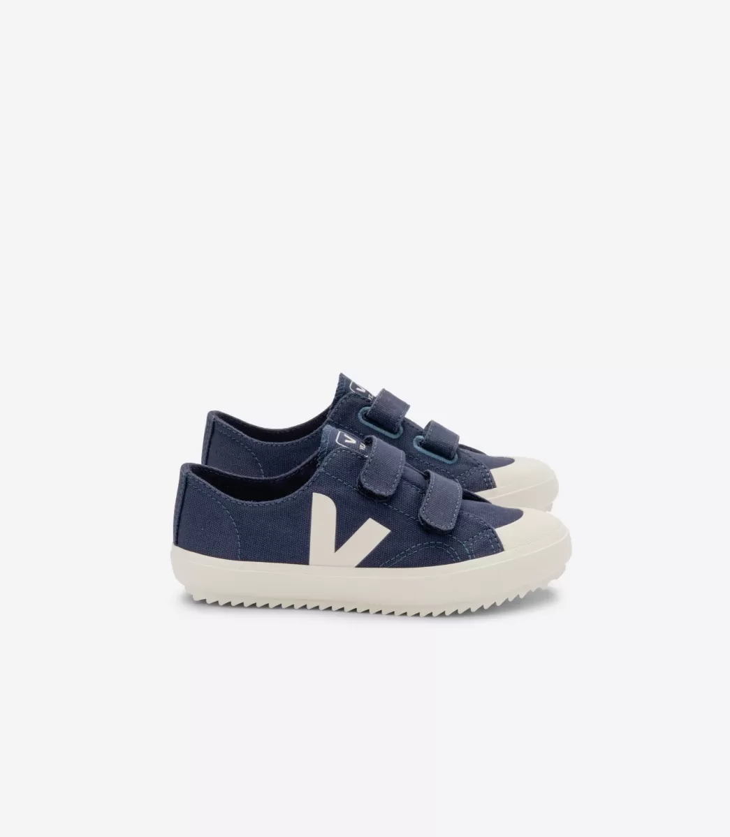 VEJA OLLIE CANVAS MARINE PIERRE< Criança | Vegan