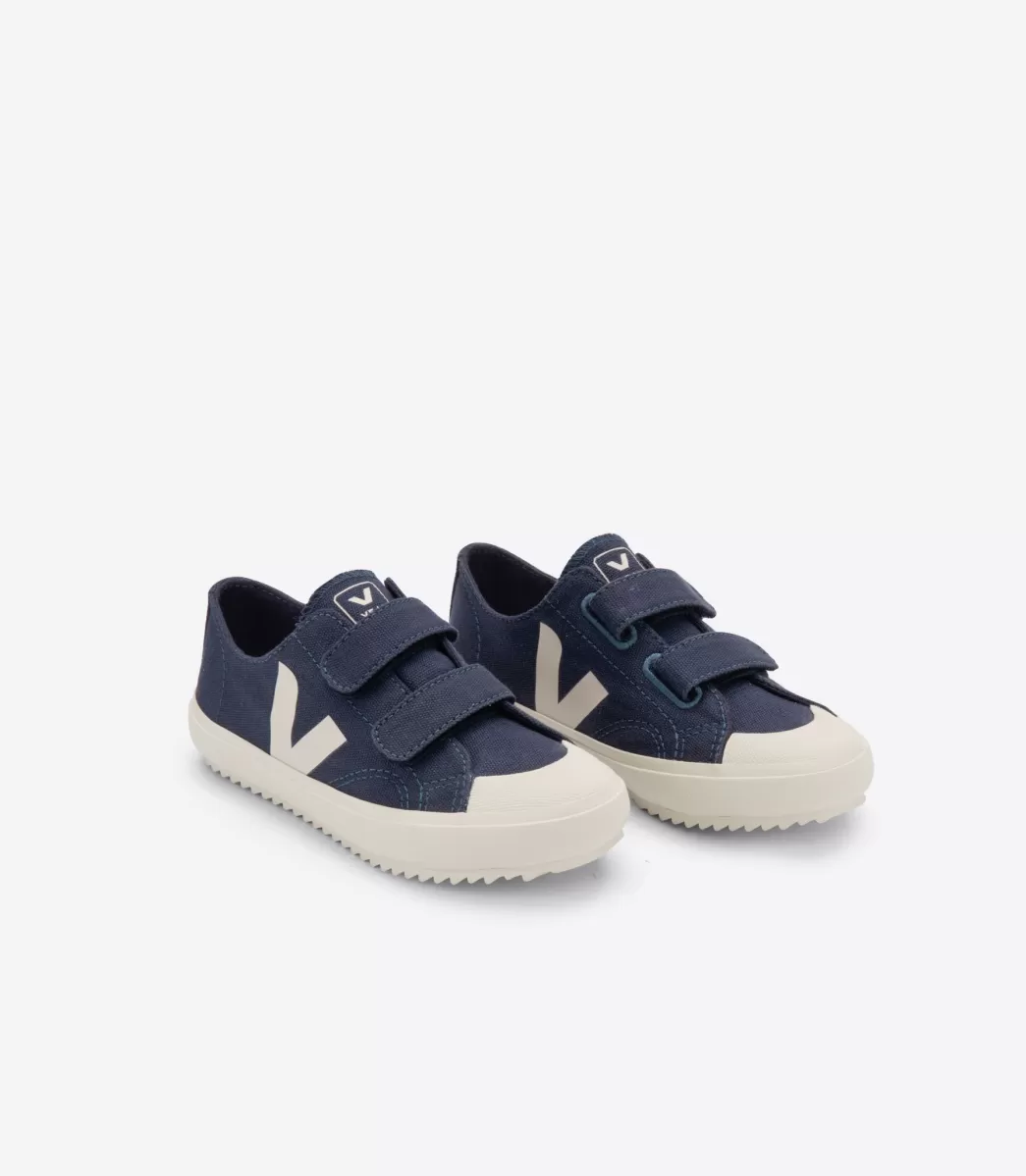 VEJA OLLIE CANVAS MARINE PIERRE< Criança | Vegan