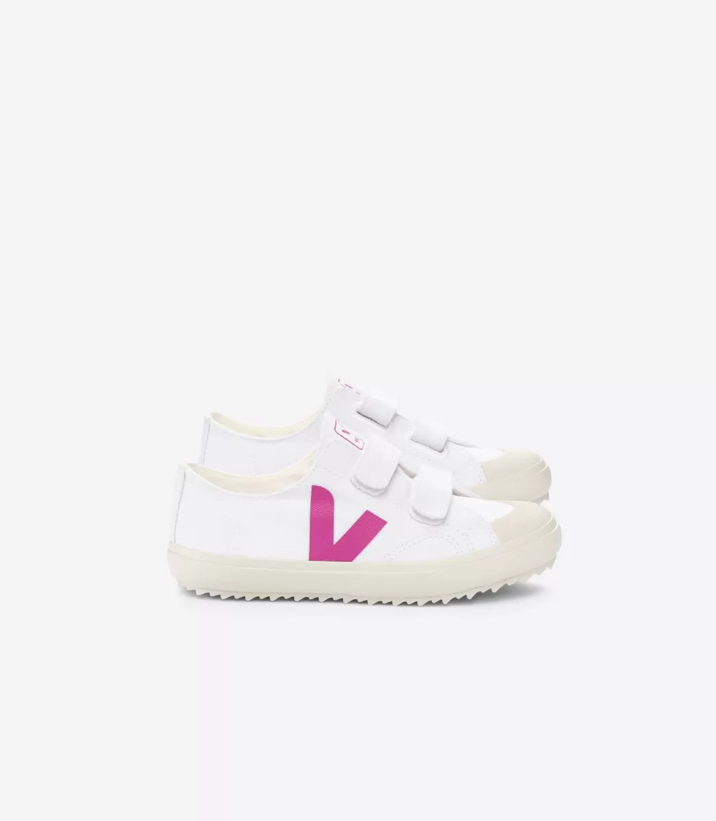 VEJA OLLIE CANVAS WHITE LOTUS< Criança | Vegan