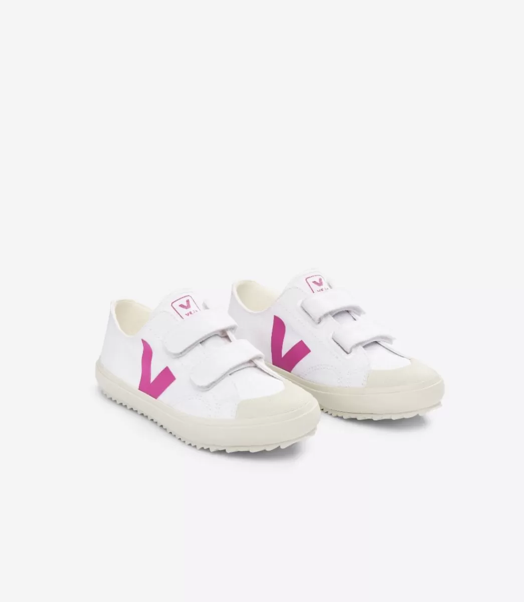 VEJA OLLIE CANVAS WHITE LOTUS< Criança | Vegan