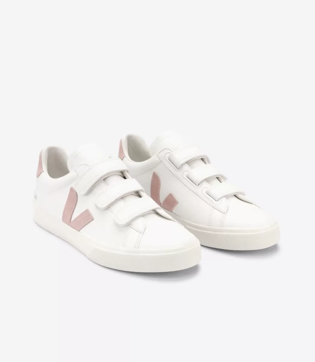 VEJA RECIFE CHROMEFREE LEATHER WHITE BABE< Adulto