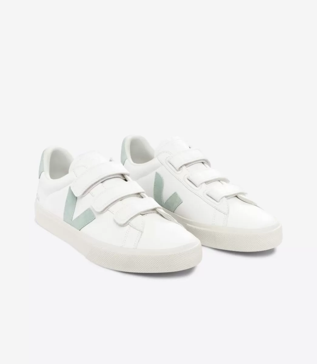 VEJA RECIFE LEATHER WHITE MATCHA<MULHER Recife | Recife