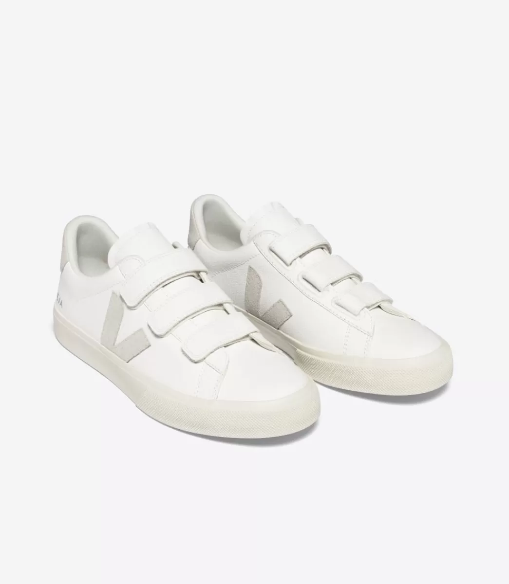 VEJA RECIFE LEATHER WHITE NATURAL<MULHER Recife | Recife