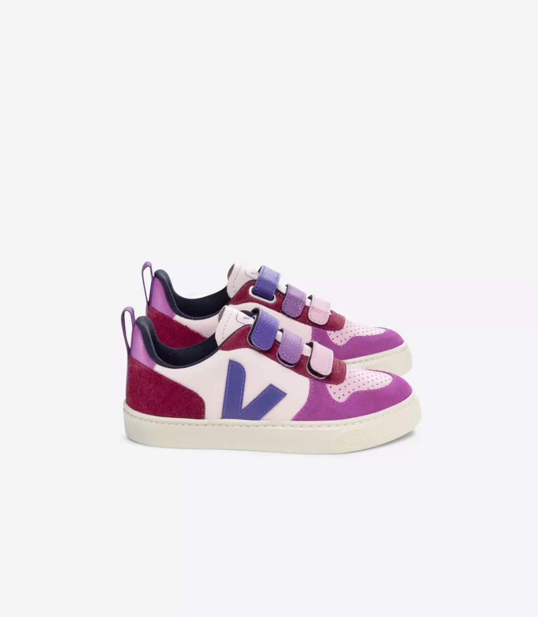 VEJA V-10 LEATHER MULTICO PETALE< V-10