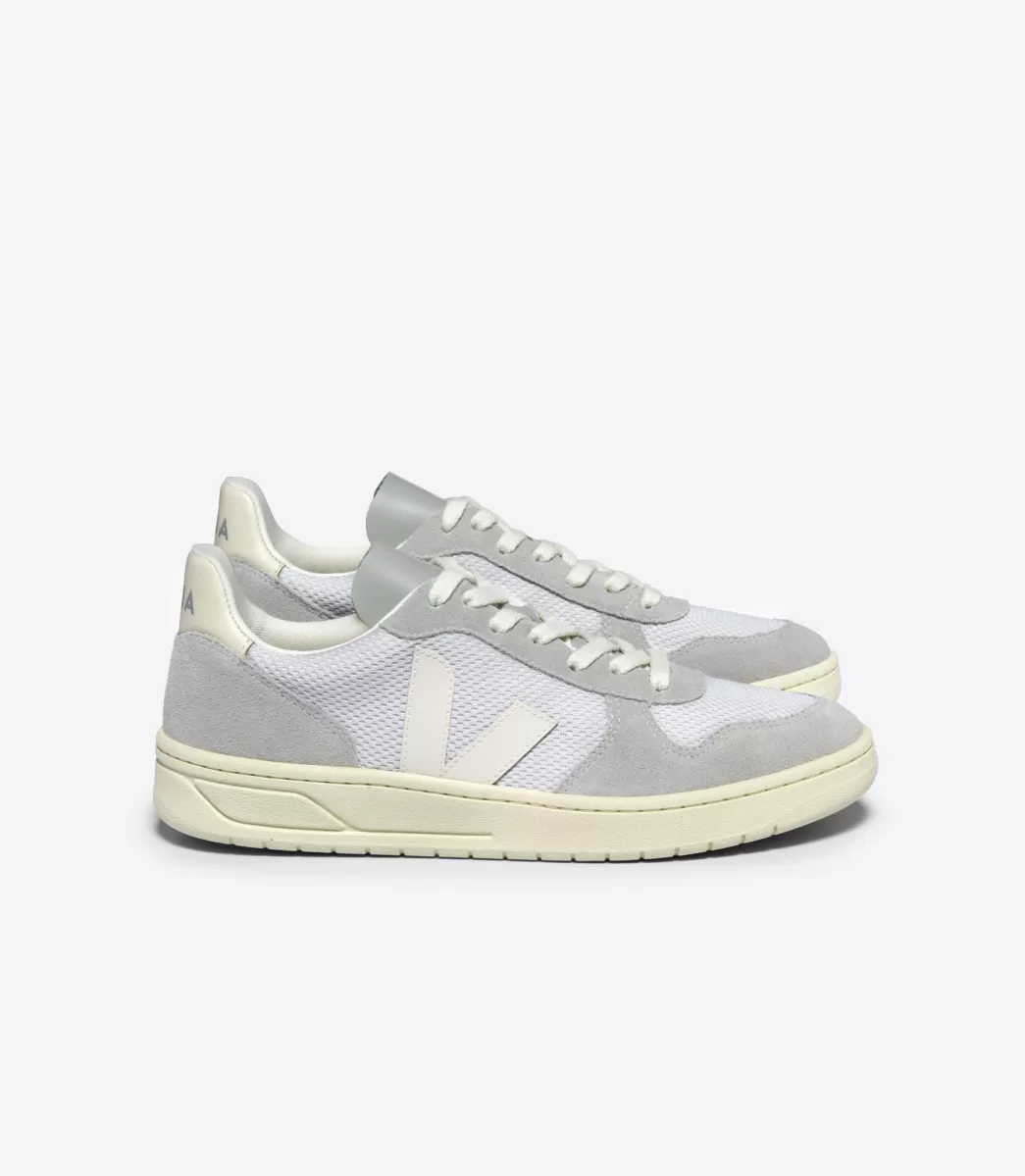 VEJA V-10 ALVEOMESH LIGHT GREY PIERRE<MULHER V-10 | V-10