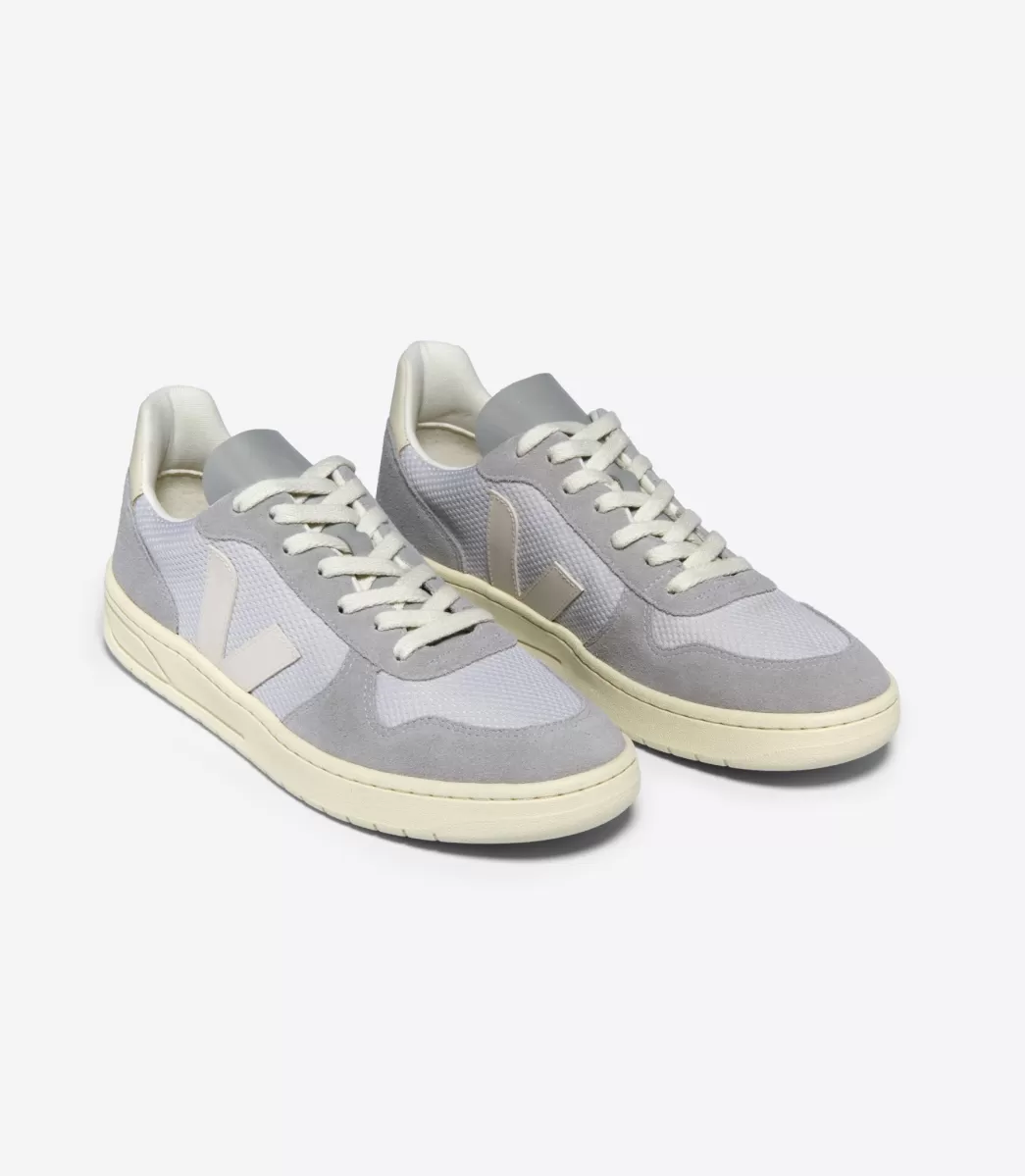 VEJA V-10 ALVEOMESH LIGHT GREY PIERRE<MULHER V-10 | V-10