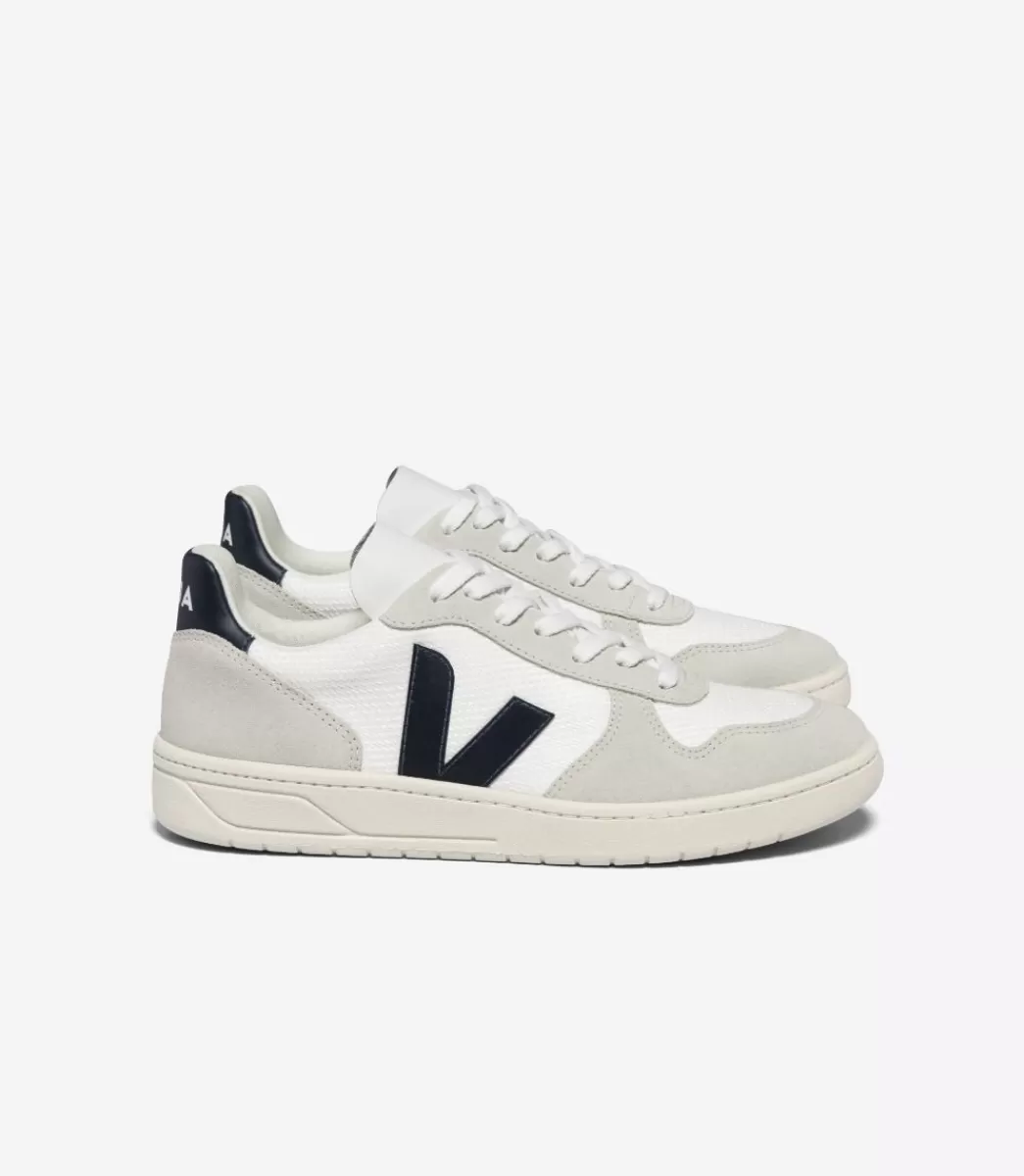 VEJA V-10 B-MESH WHITE NAUTICO<MULHER V-10 | V-10