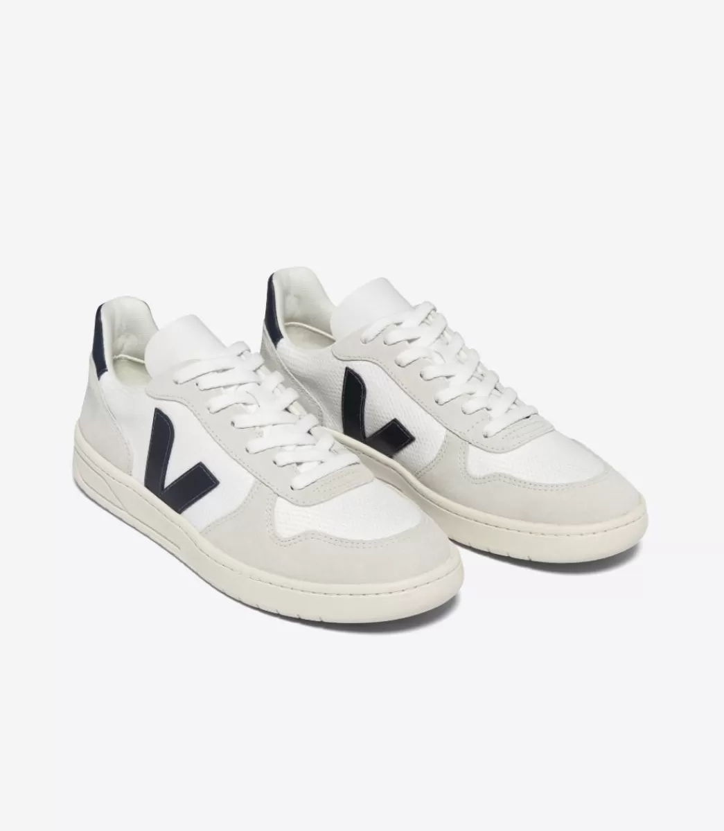 VEJA V-10 B-MESH WHITE NAUTICO<MULHER V-10 | V-10