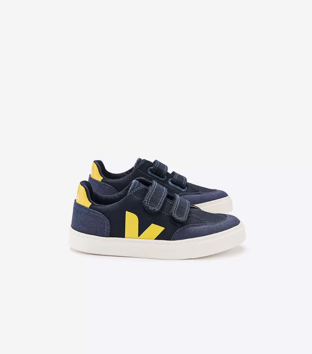 VEJA V-12 CANVAS NAUTICO GOLD YELLOW<Crianças Crianças