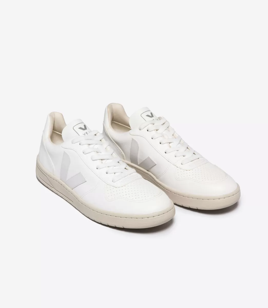 VEJA V-10 CWL FULL WHITE<MULHER Adulto | Vegan