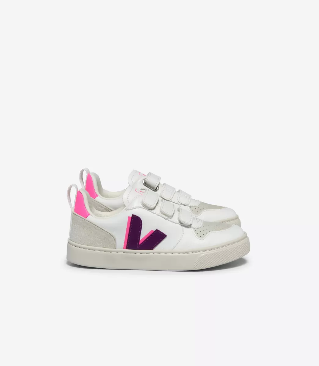 VEJA V-10 CWL WHITE MAGENTA SARI< Criança | Vegan