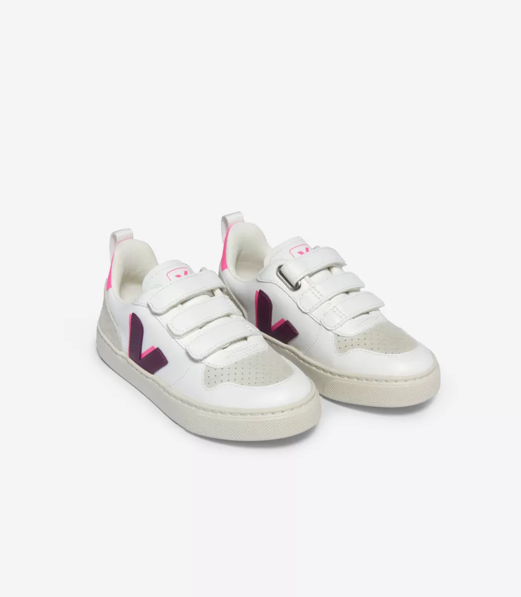 VEJA V-10 CWL WHITE MAGENTA SARI< Criança | Vegan