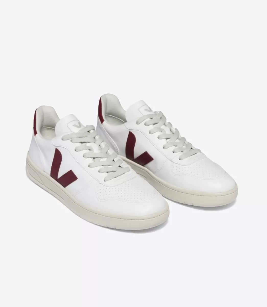 VEJA V-10 CWL WHITE MARSALA<MULHER Adulto | Vegan