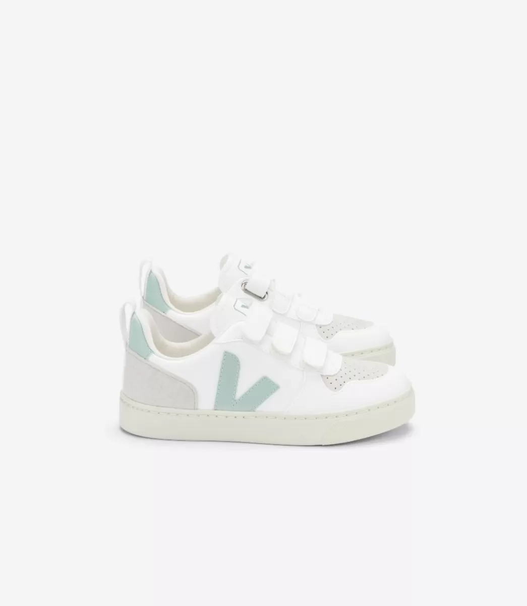 VEJA V-10 CWL WHITE MATCHA< Criança | Vegan