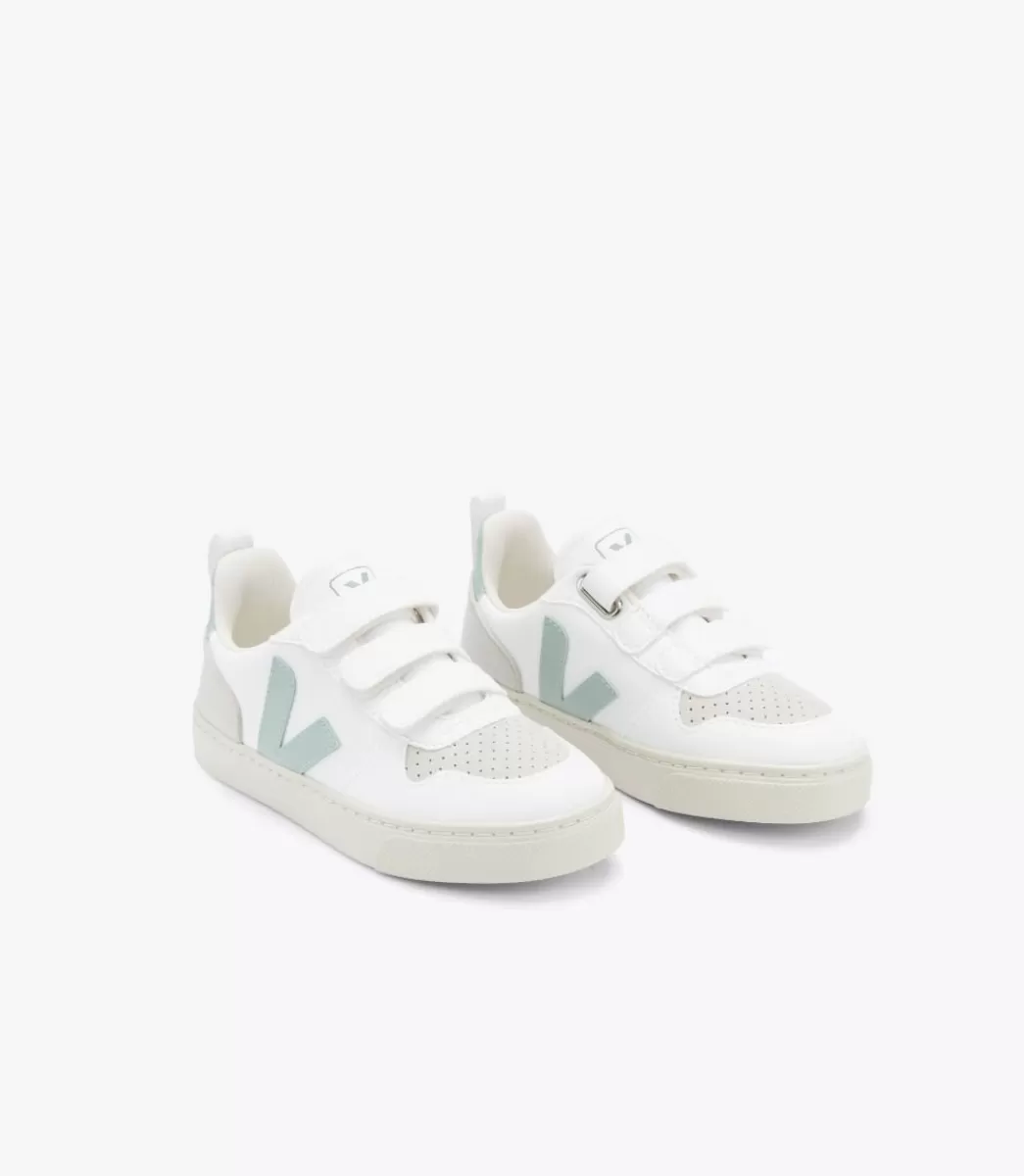 VEJA V-10 CWL WHITE MATCHA< Criança | Vegan