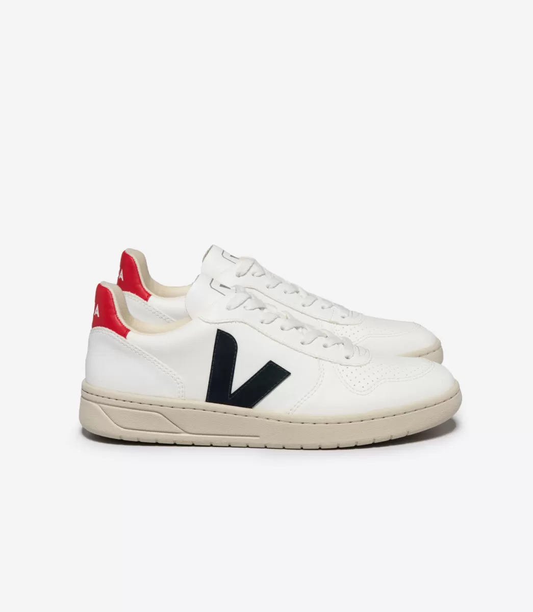 VEJA V-10 CWL WHITE NAUTICO PEKIN<MULHER Adulto | Vegan