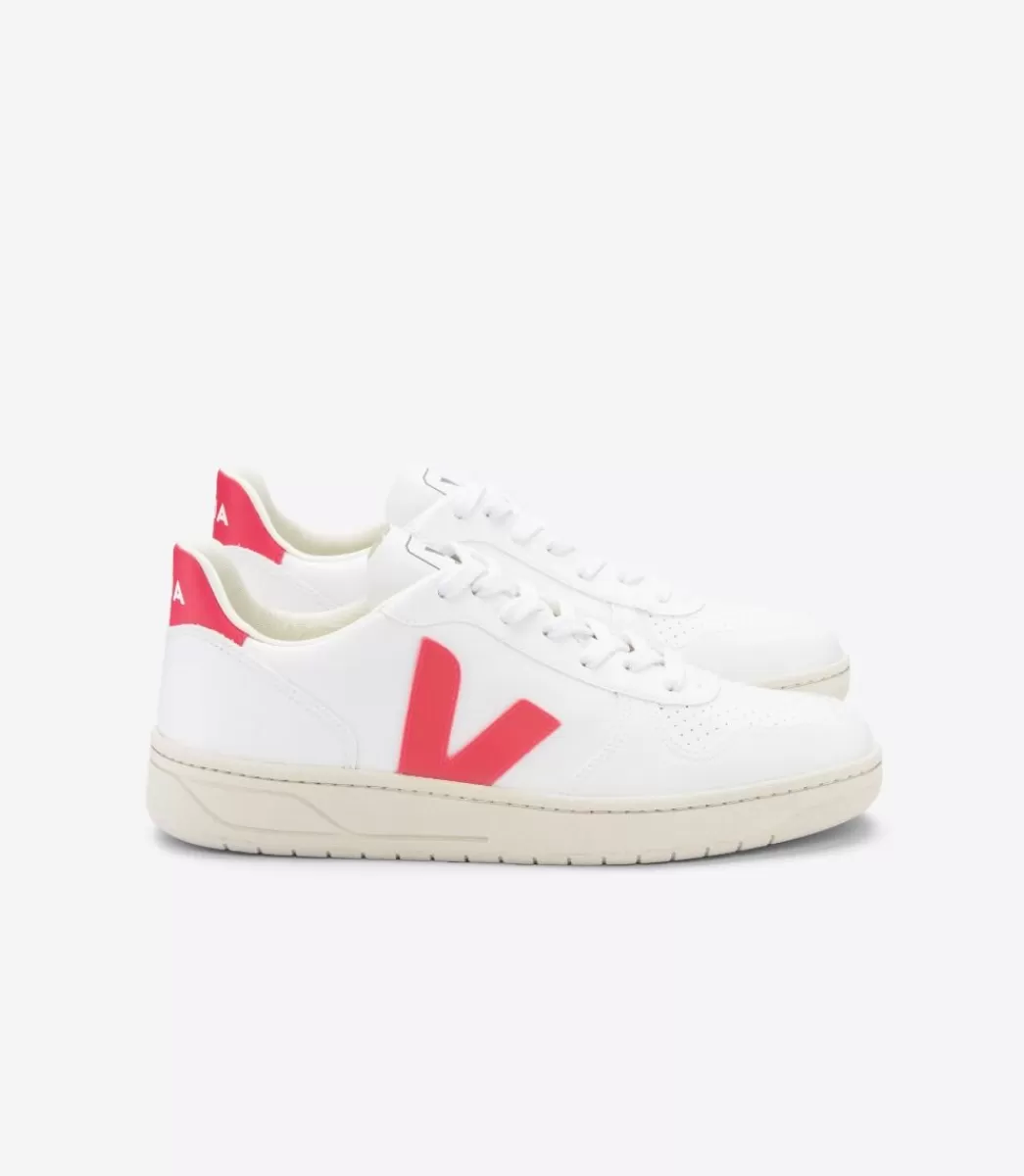 VEJA V-10 CWL WHITE ROSE FLUO<MULHER Adulto | Vegan