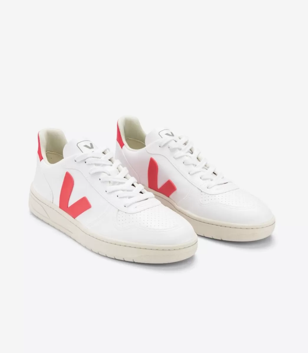 VEJA V-10 CWL WHITE ROSE FLUO<MULHER Adulto | Vegan