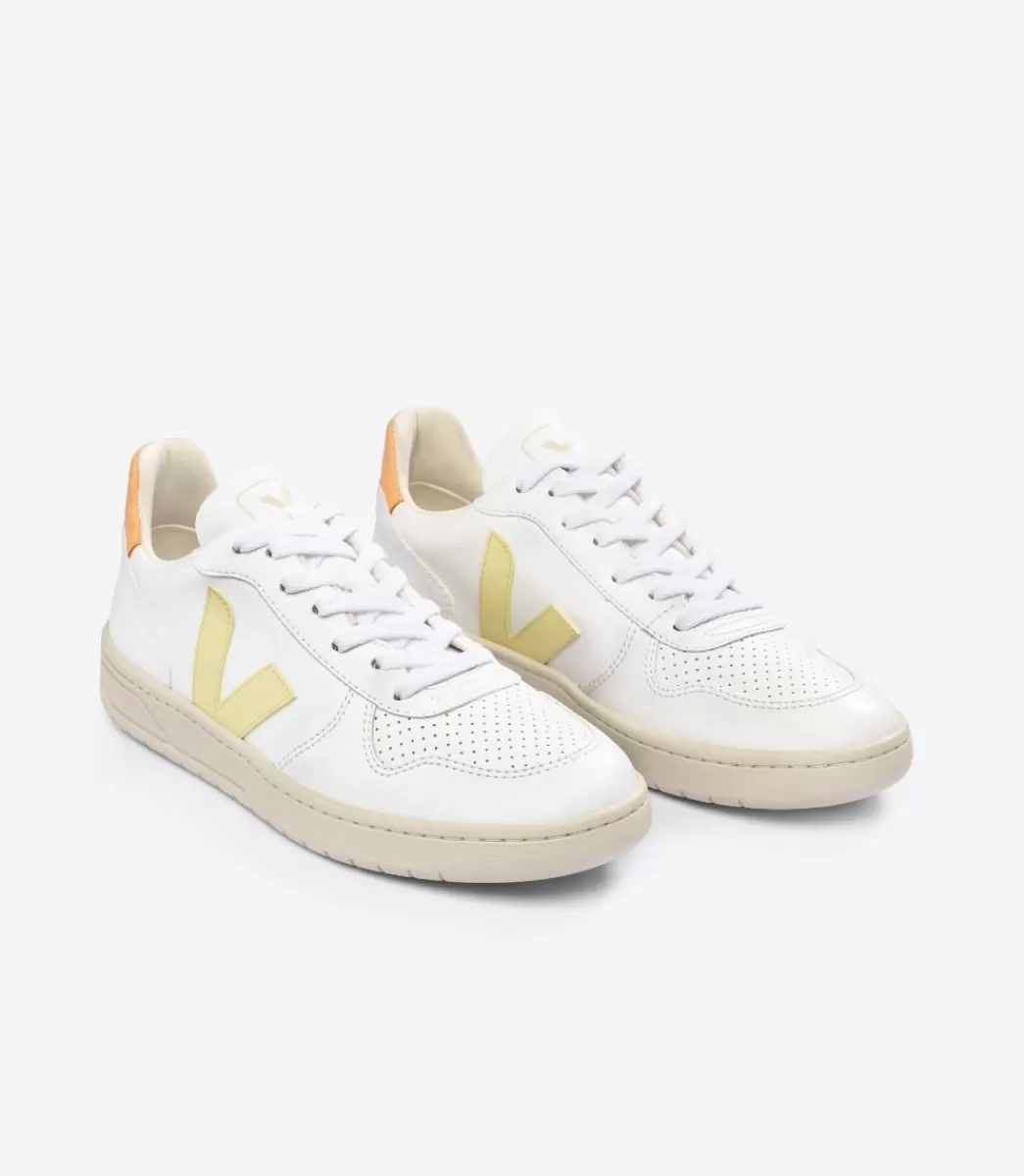 VEJA V-10 CWL WHITE SUN PEACH<MULHER Adulto | Vegan