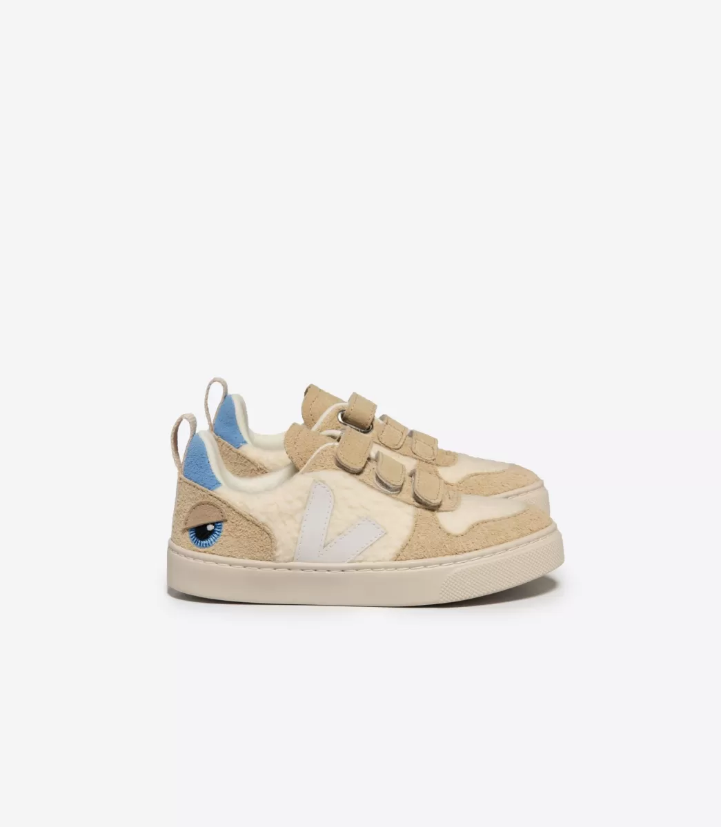 VEJA V-10 FLEECE X BIGSTUFFED PURE WHITE< Veja X Bigstuffed | Collab