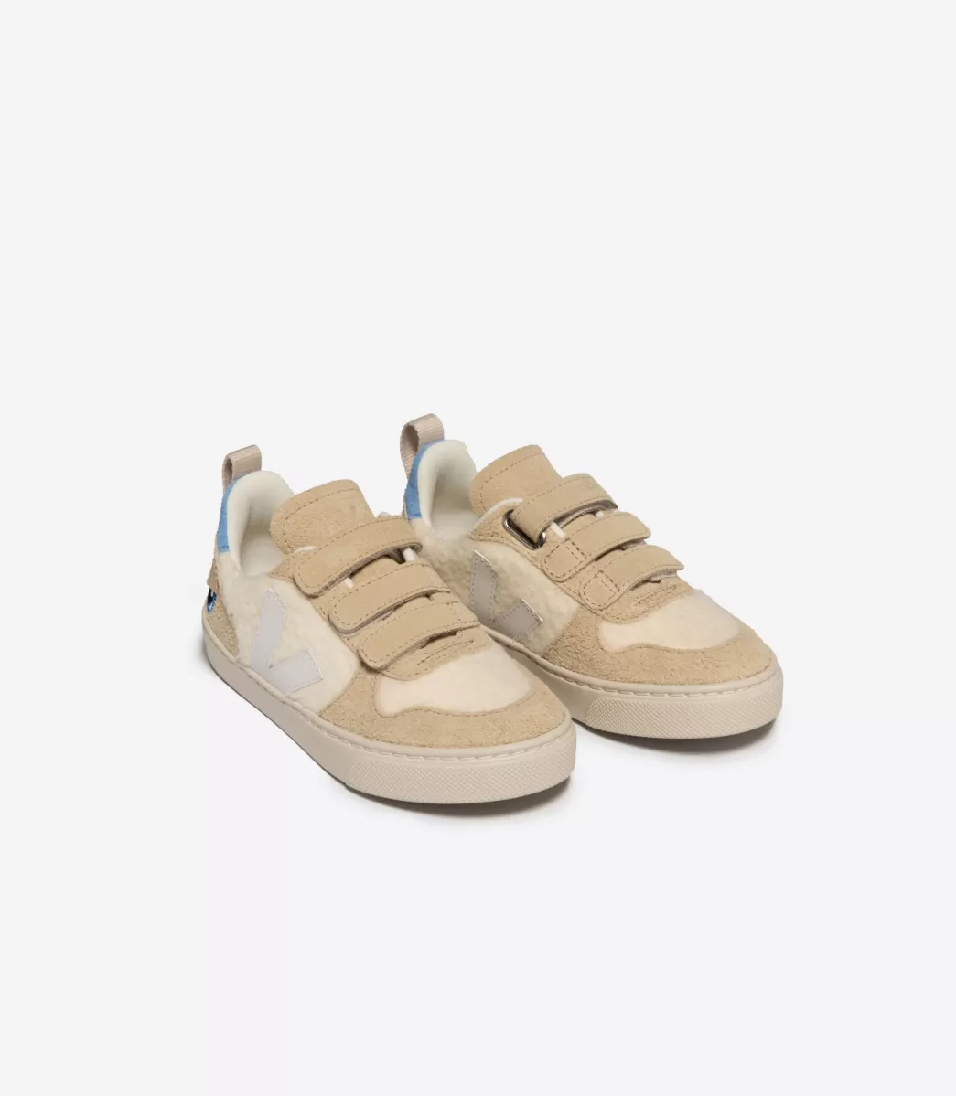 VEJA V-10 FLEECE X BIGSTUFFED PURE WHITE< Veja X Bigstuffed | Collab