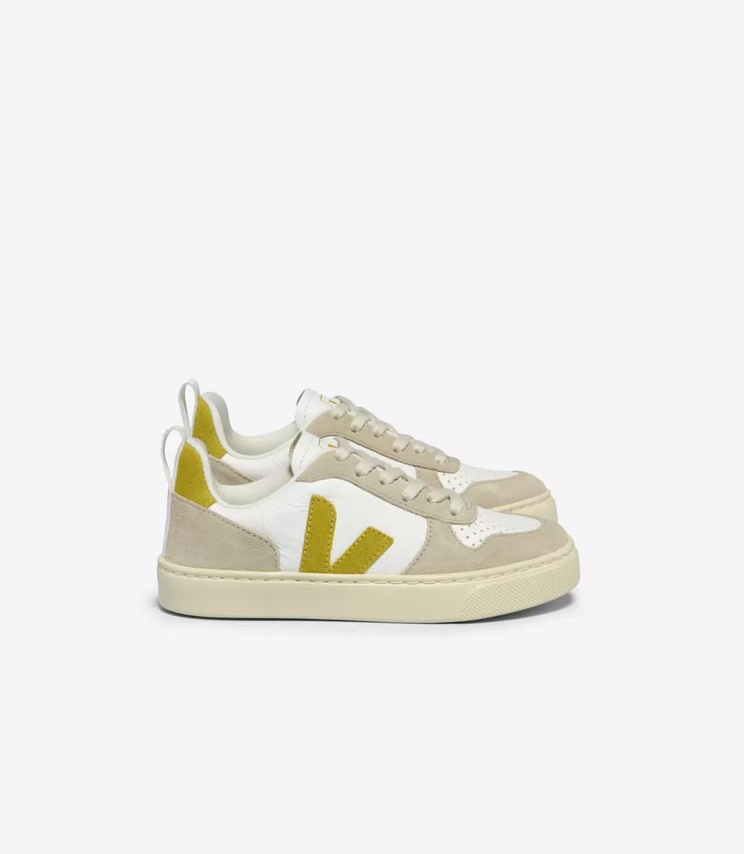 VEJA V-10 LACES WHITE LIQUOR ALMOND< V-10