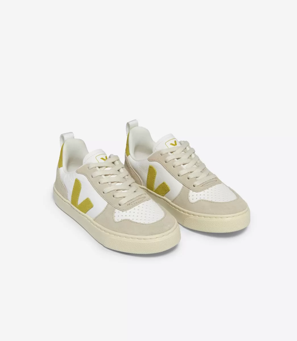 VEJA V-10 LACES WHITE LIQUOR ALMOND< V-10