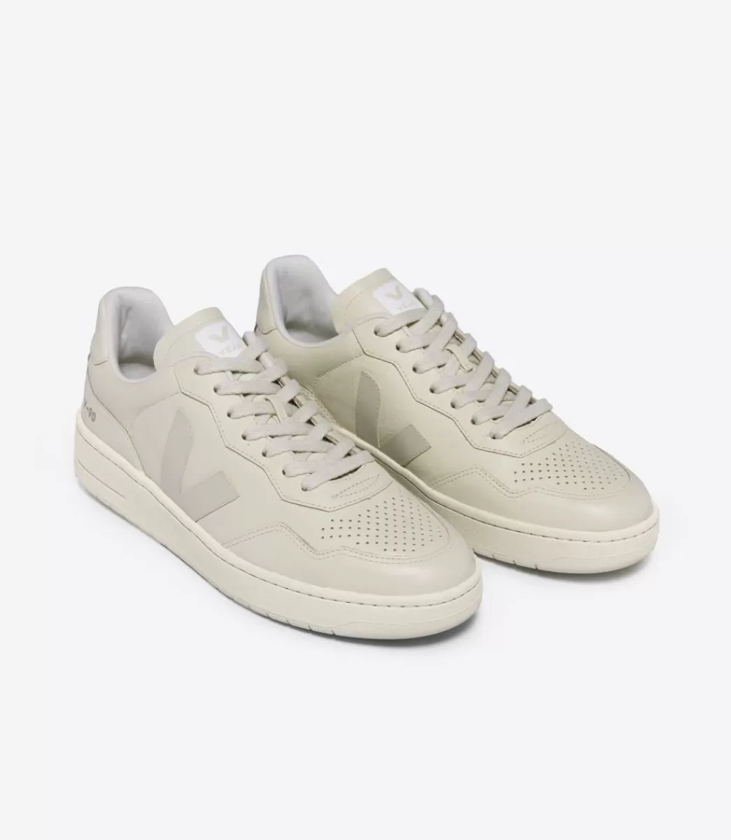 VEJA V-90 LEATHER CASHEW PIERRE<MULHER V-90 | V-90