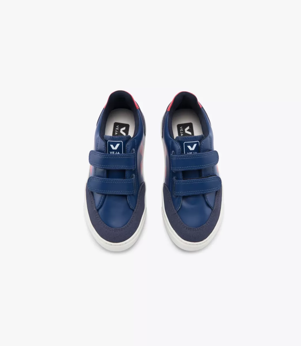 VEJA V-12 LEATHER COBALT PEKIN<Crianças Crianças