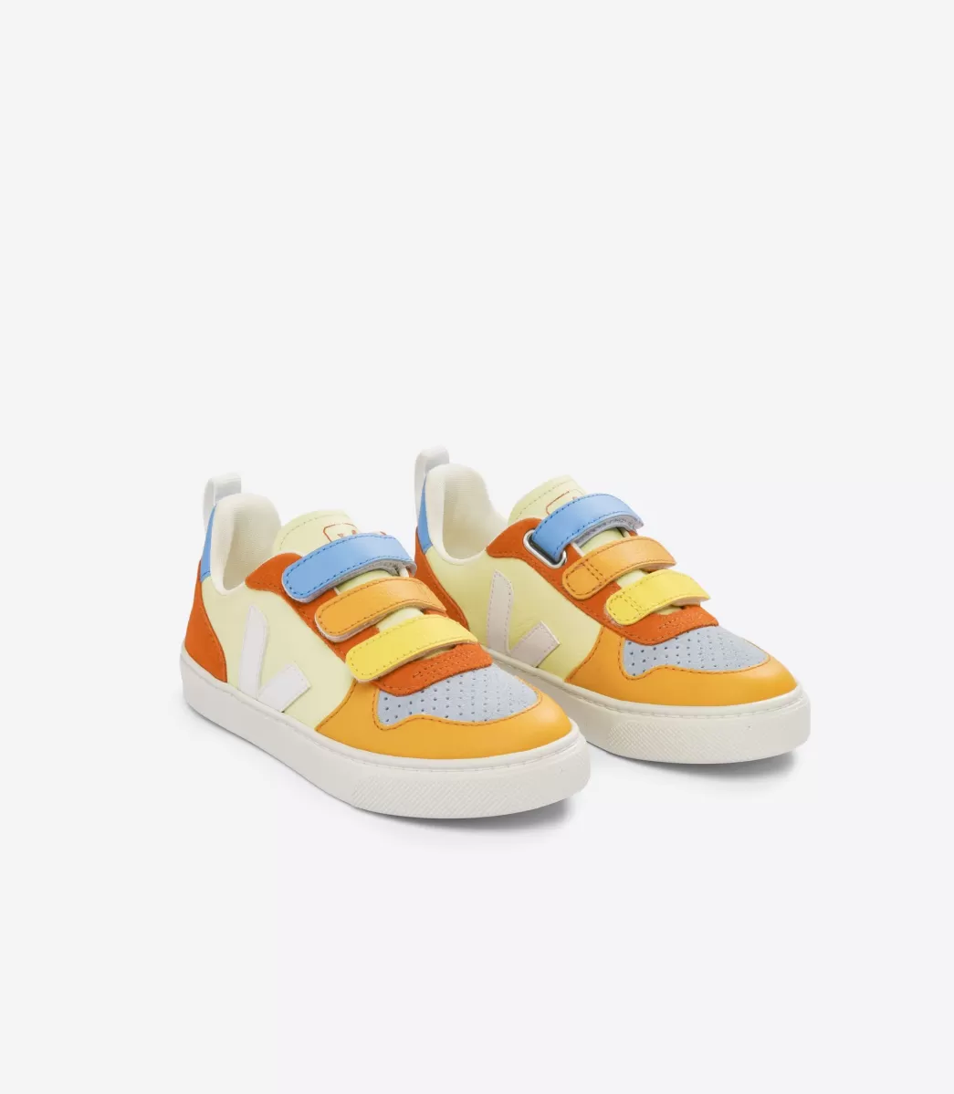 VEJA V-10 LEATHER MULTICO SUN< V-10