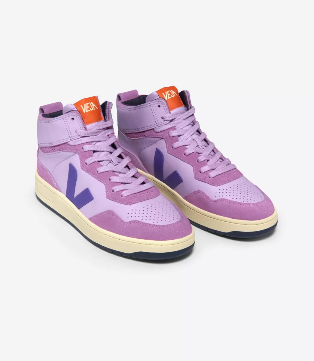 VEJA V-95 LEATHER ORCHID PURPLE<MULHER V-95