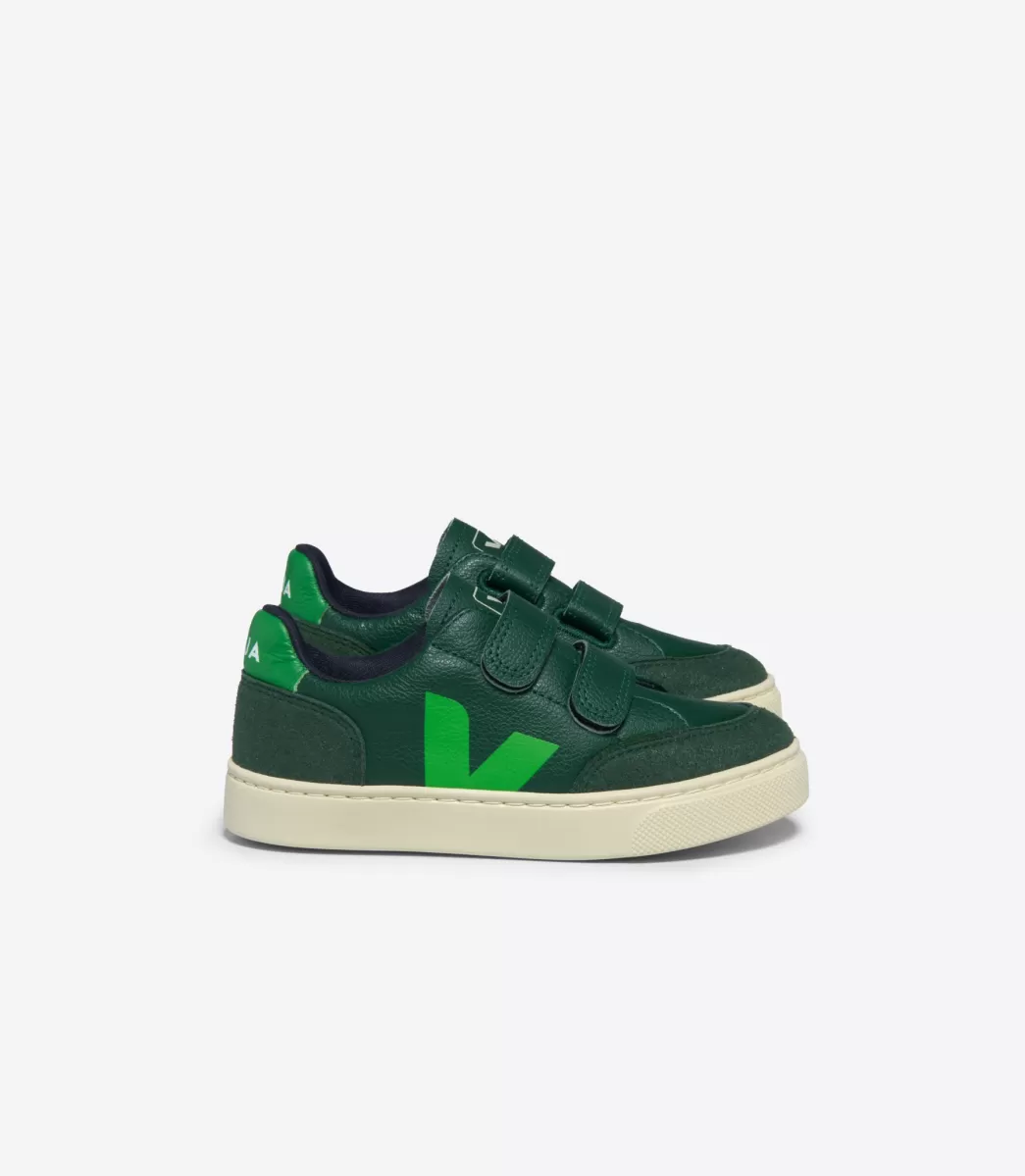 VEJA V-12 LEATHER POKER ABSINTHE< V-12