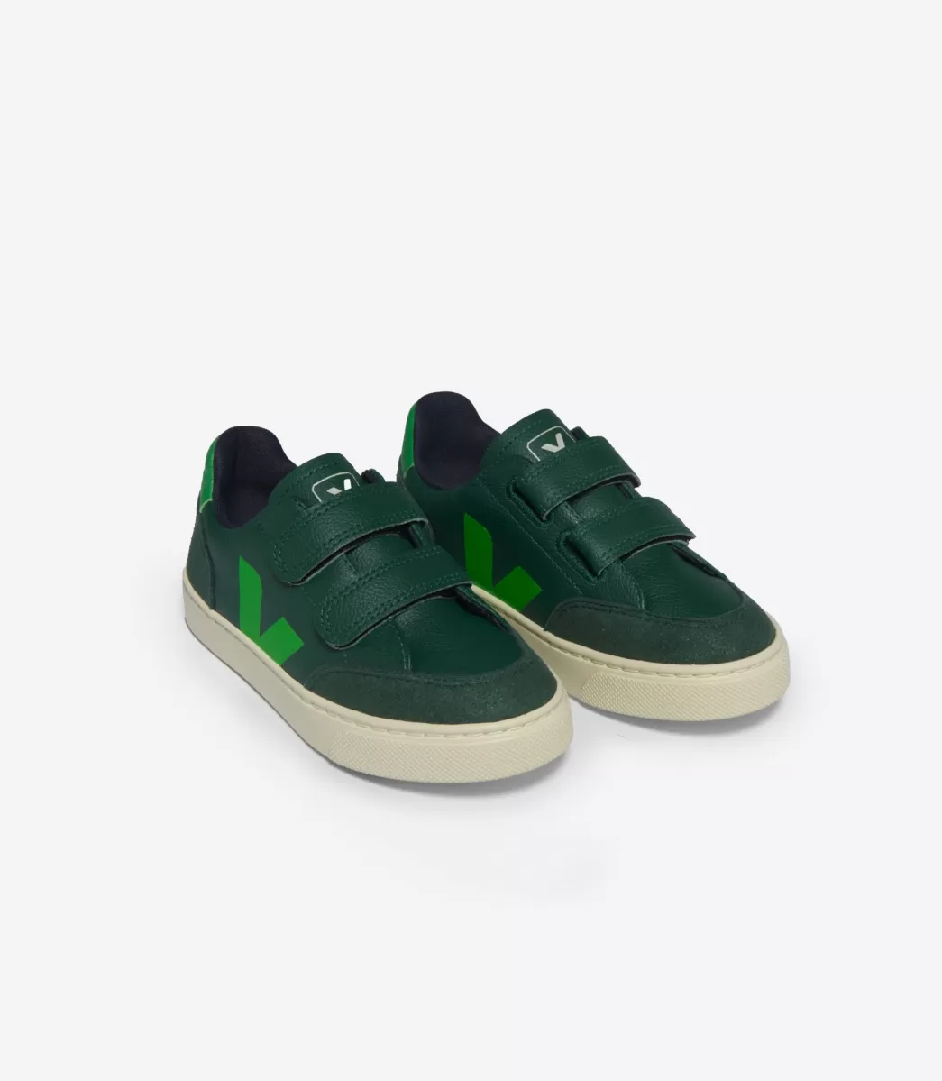 VEJA V-12 LEATHER POKER ABSINTHE< V-12