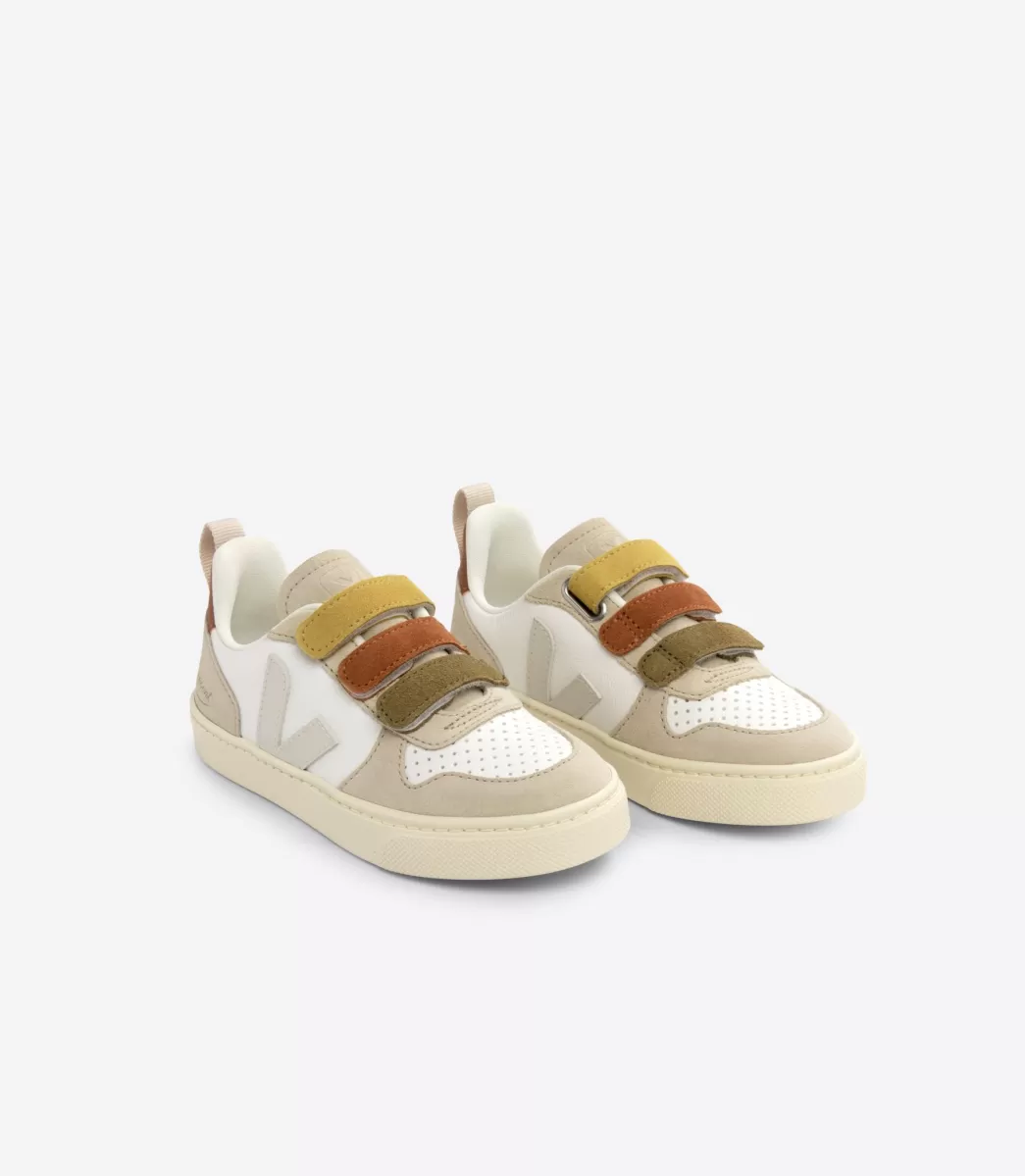 VEJA V-10 LEATHER X BONPOINT MULTICO ALMOND< Collab | V-10