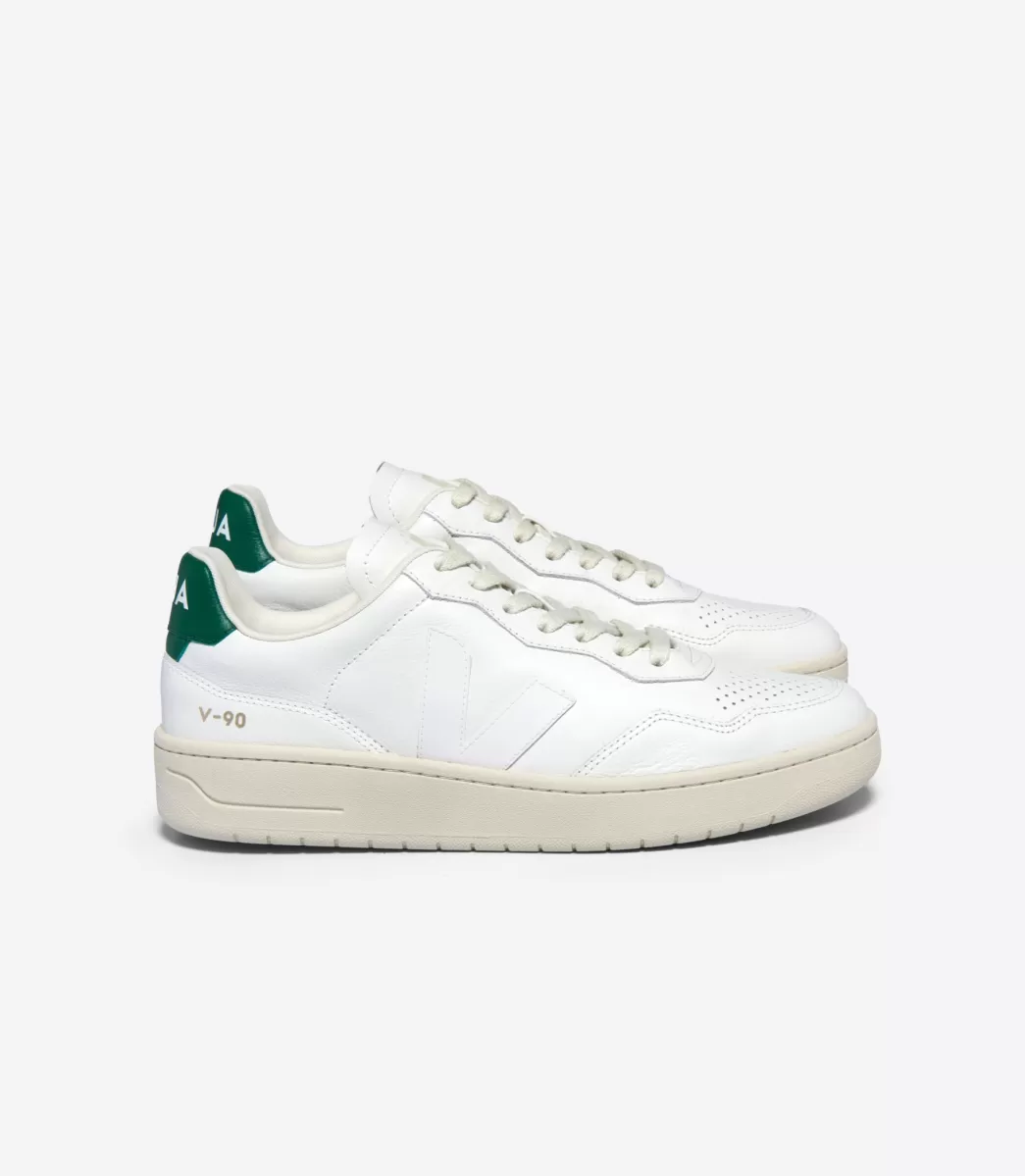 VEJA V-90 LEATHER WHITE GOLF<MULHER V-90 | Made In Europe