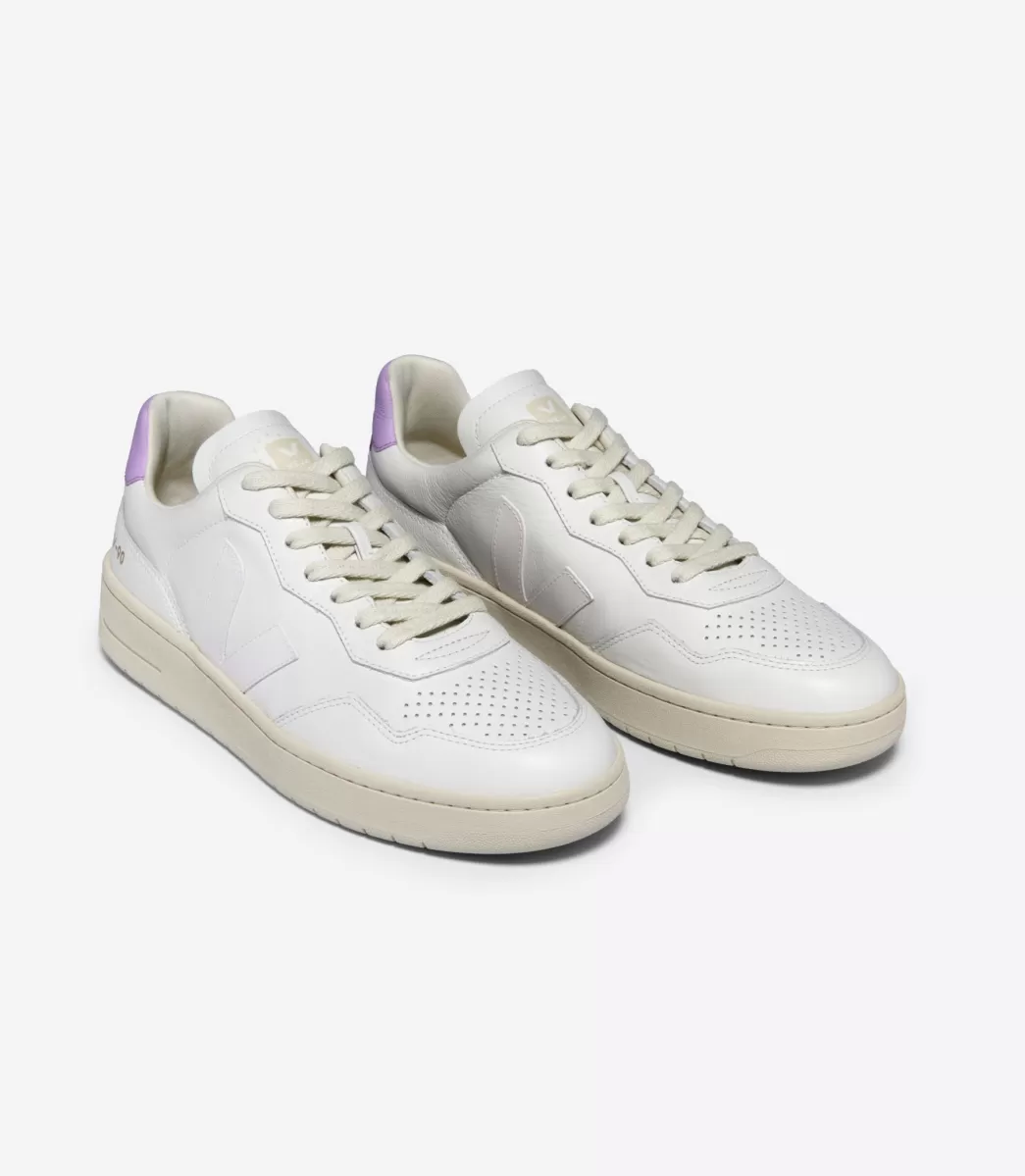 VEJA V-90 LEATHER WHITE ORCHID<MULHER V-90 | Made In Europe