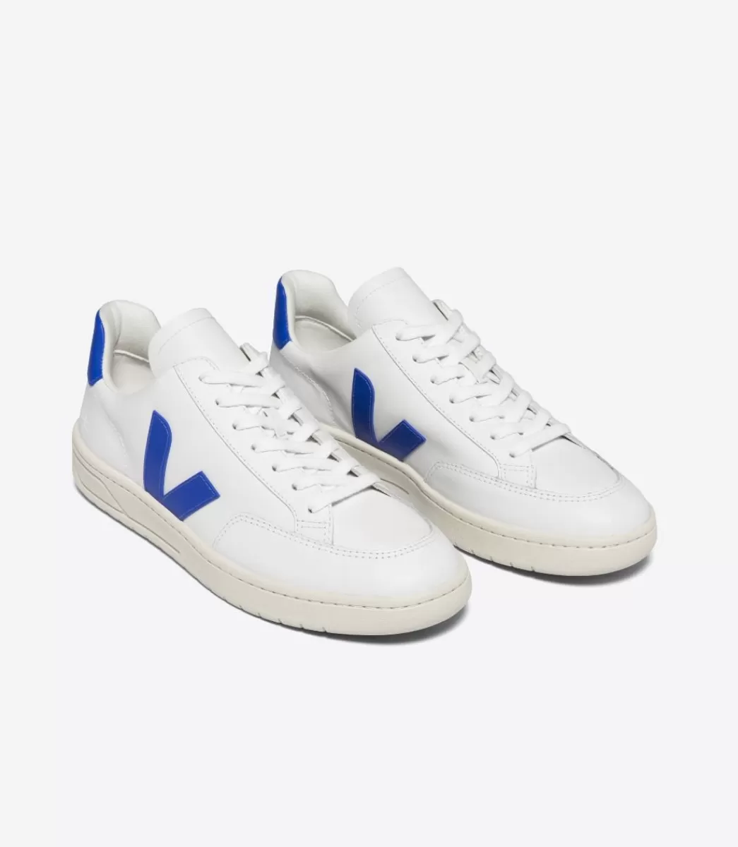 VEJA V-12 LEATHER WHITE PAROS<MULHER V-12 | V-12