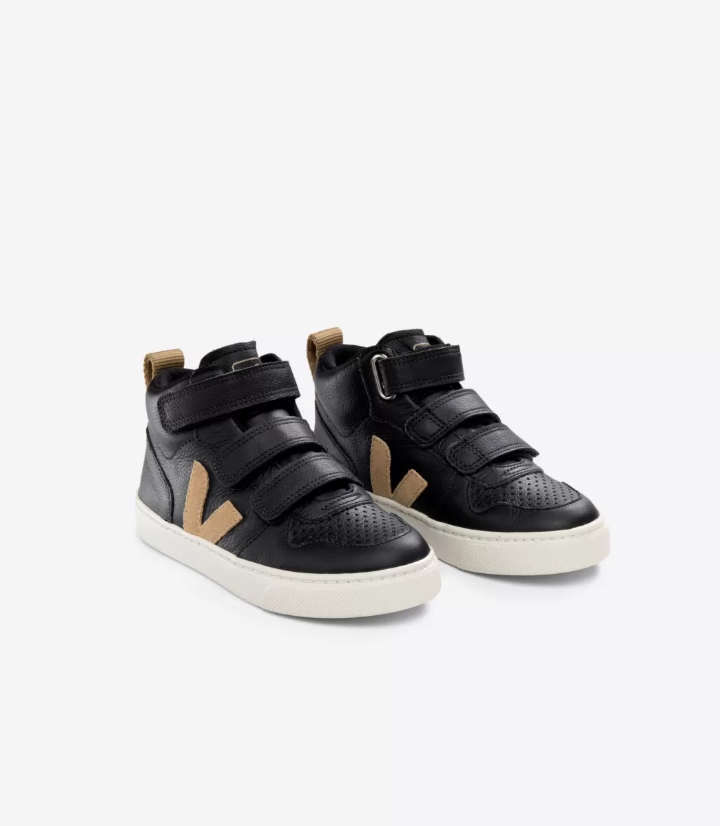 VEJA V-10 MID LEATHER BLACK DUNE< Botas Altas | V-10 Mid