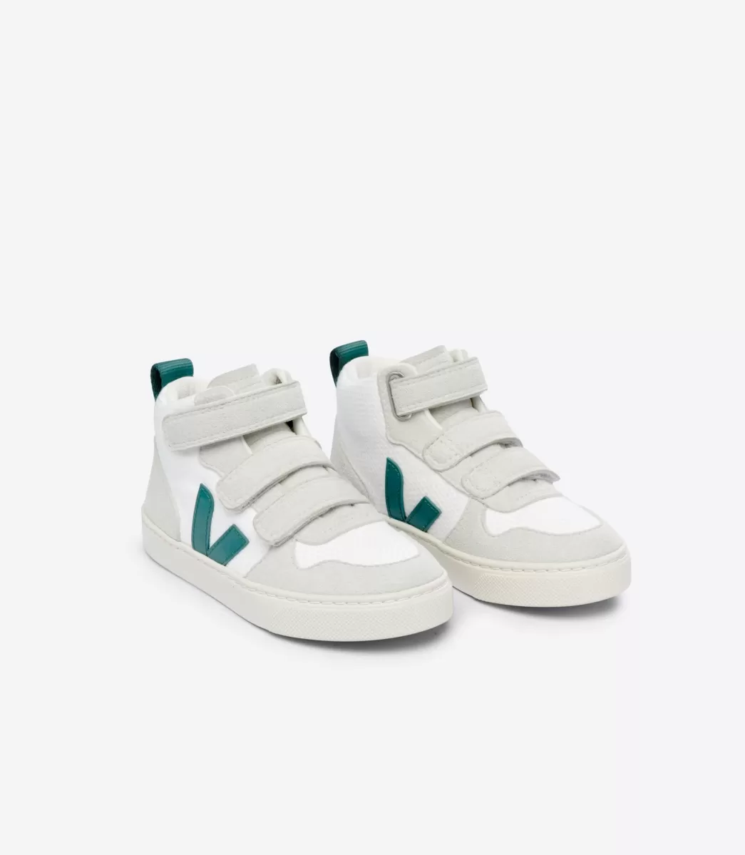 VEJA V-10 MID B-MESH WHITE BRITTANY<Crianças Crianças