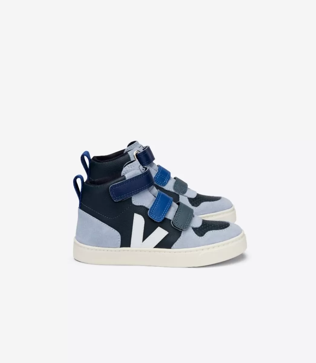 VEJA V-10 MID LEATHER MULTICO NAUTICO MENTHOL< Botas Altas | V-10 Mid