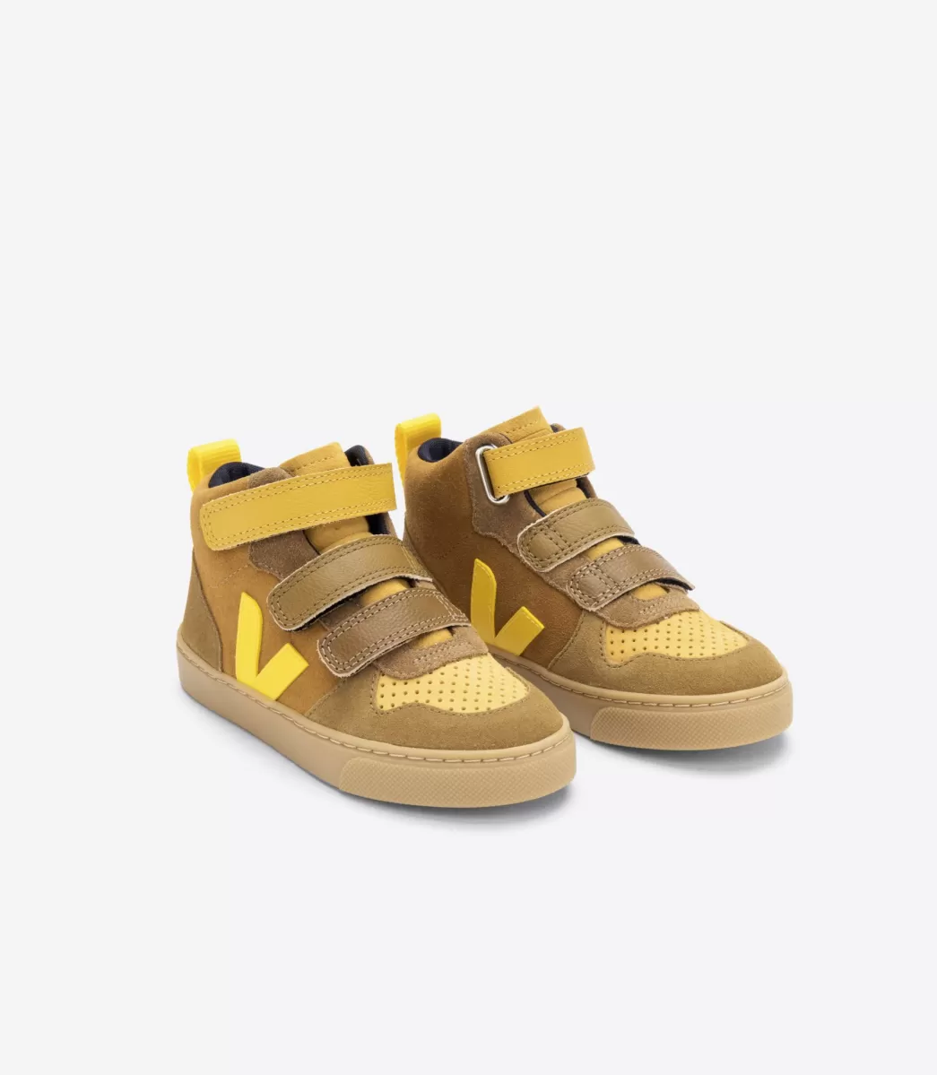 VEJA V-10 MID SUEDE MULTICO CAMEL TONIC< Botas Altas | V-10 Mid