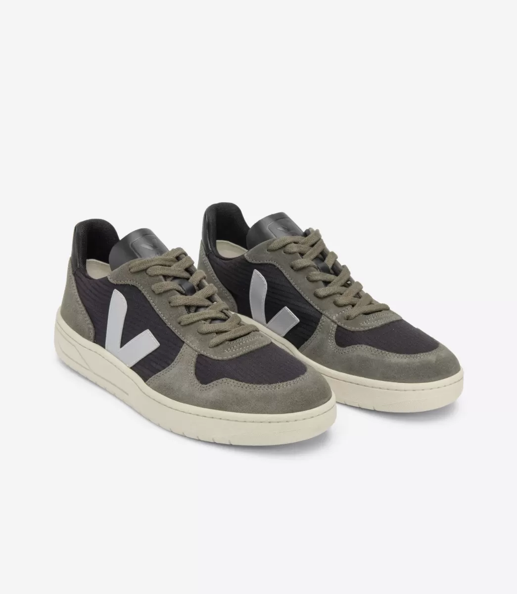 VEJA V-10 RIPSTOP BLACK OXFORD GREY MUD< Adulto