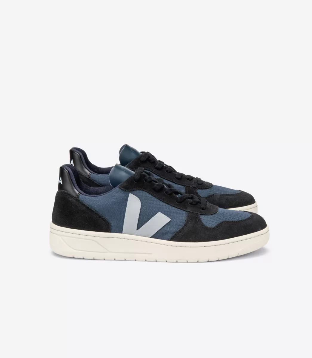 VEJA V-10 RIPSTOP NAUTICO OXFORD GREY BLACK< Adulto