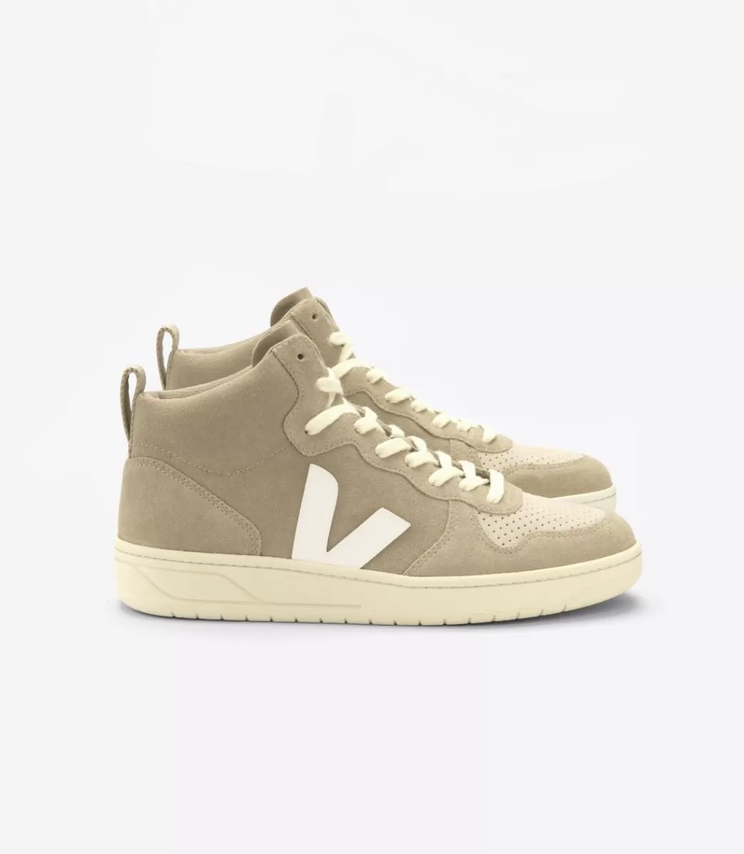 VEJA V-15 SUEDE DUNE PIERRE<MULHER V-15 | V-15